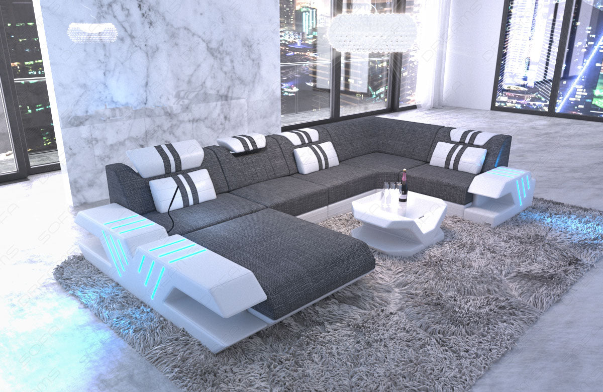 Venezia Sectional With Fabric Cover
