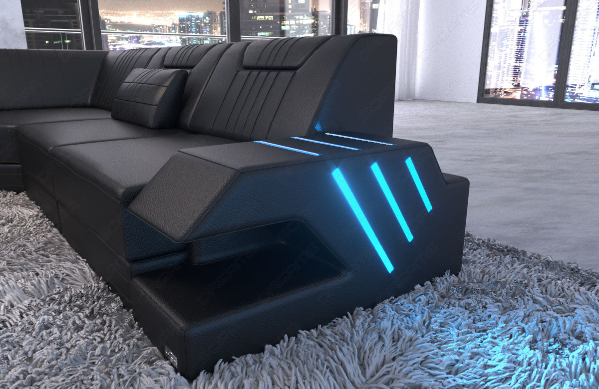Xxl Sofa Sectional Venezia Leather