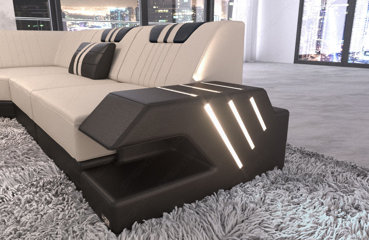Sofa Sectional Venezia As An Xxl Fabric Sofa