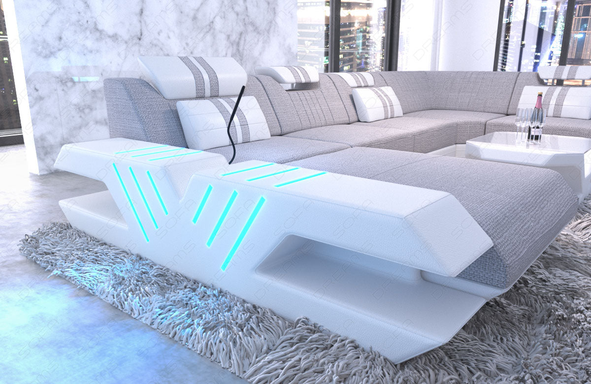 Sofa Sectional Venezia As An Xxl Fabric Sofa
