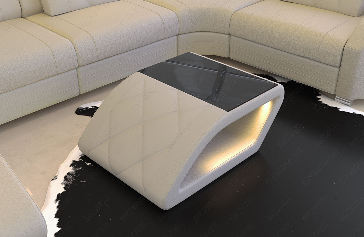 Leather Coffee Table Comfort