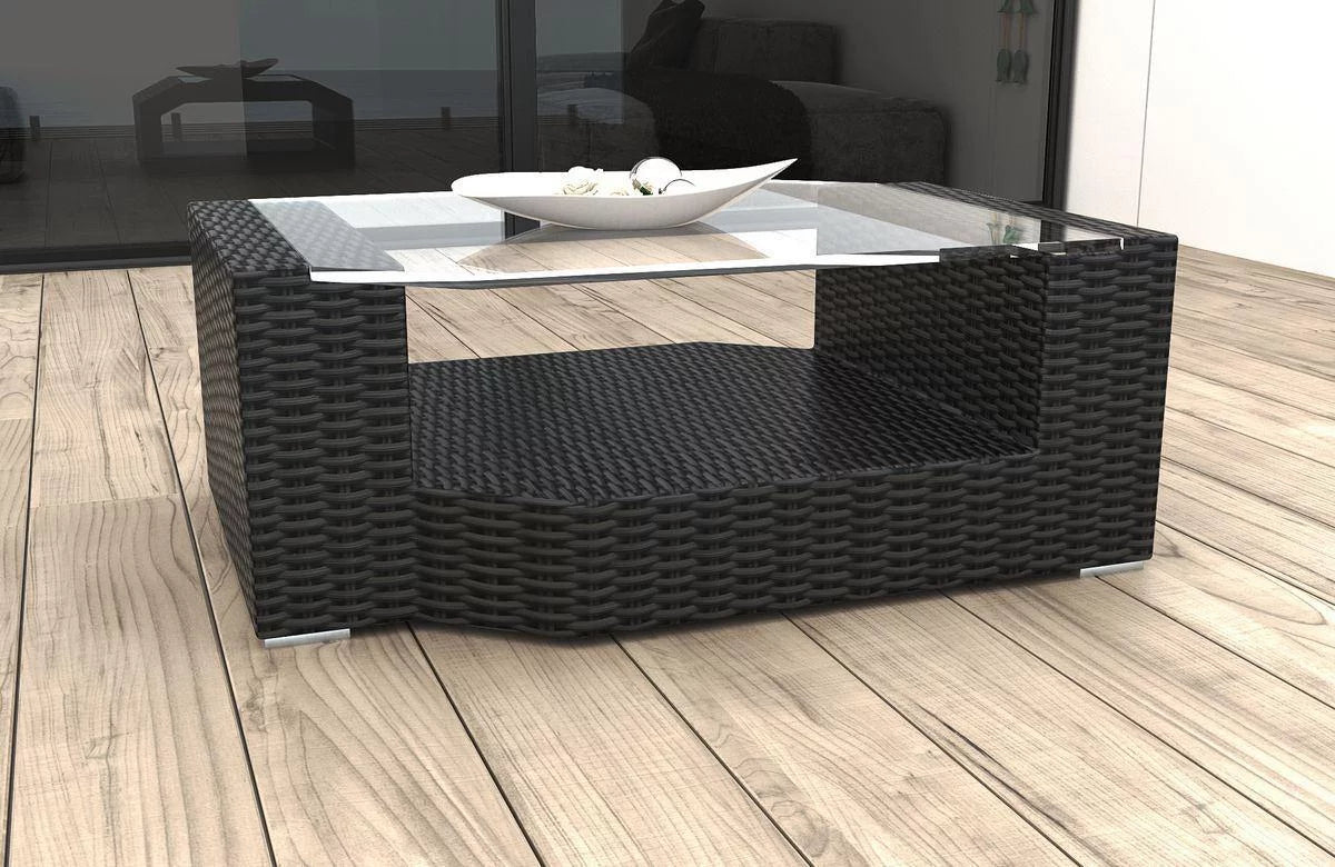 Rattan garden table Messana