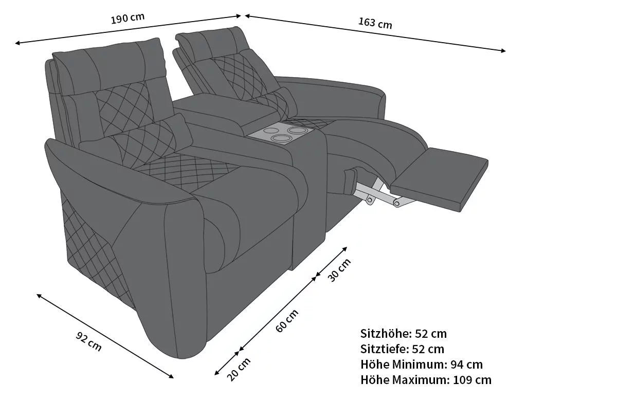 Cinema Seat Relax Leather – Comfortable & Stylish