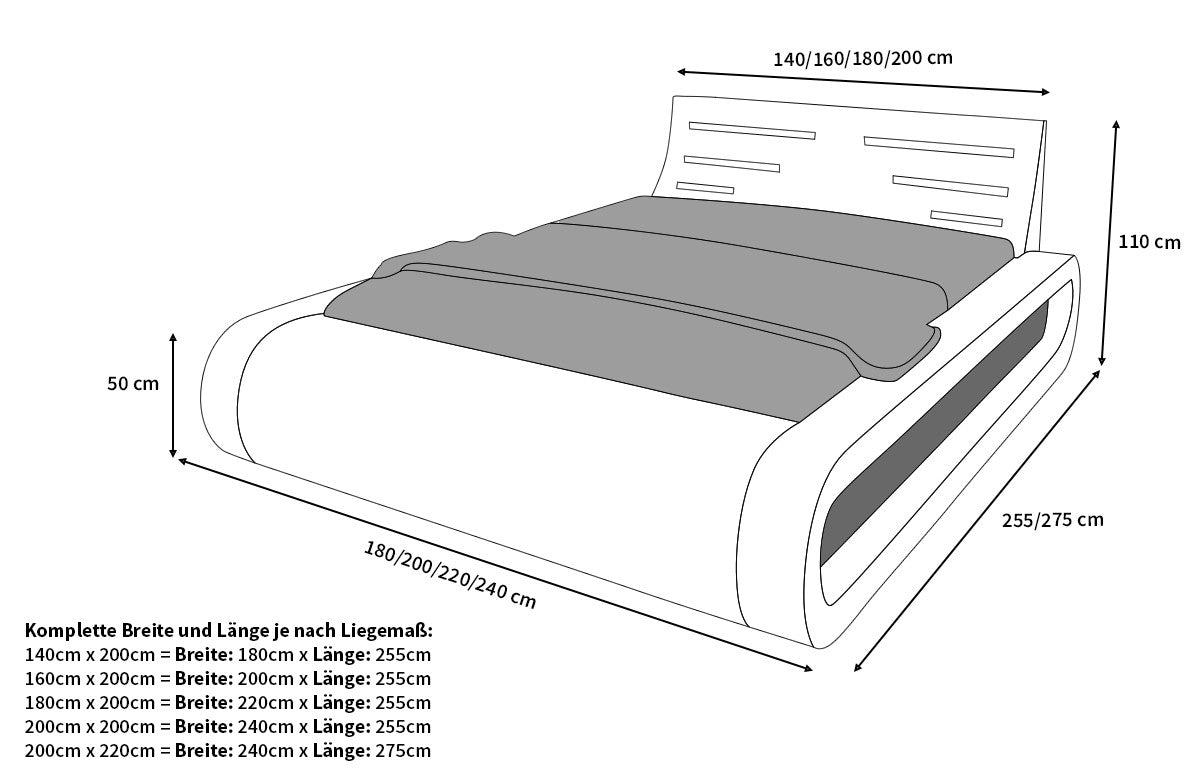 Sorano Designer Bed