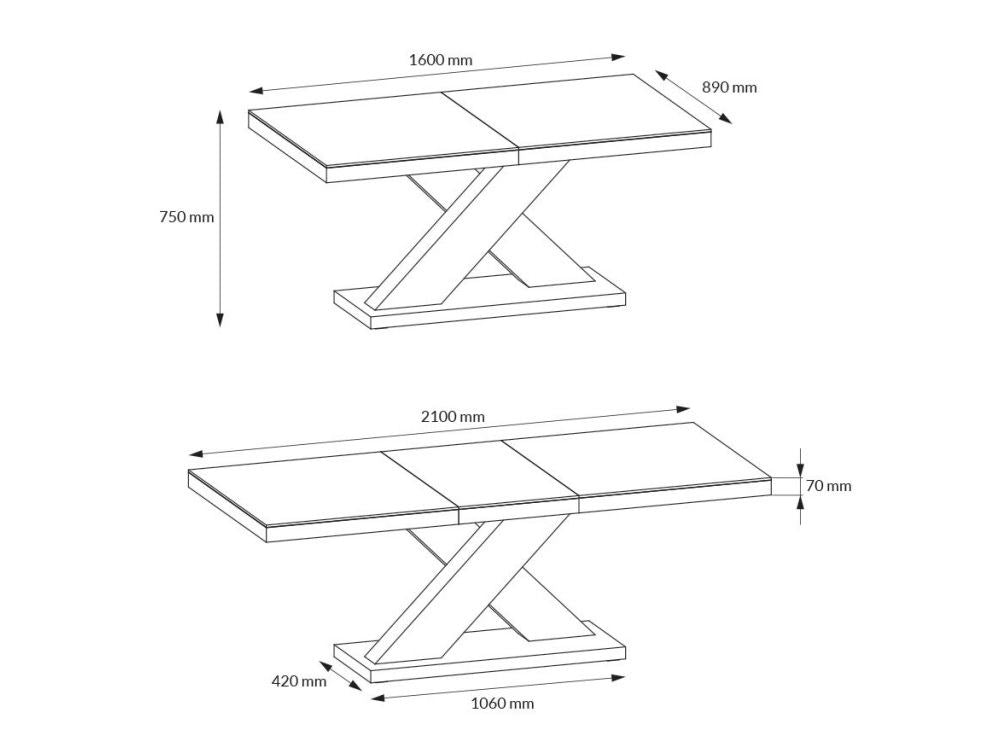 Linares Wood Dining Table