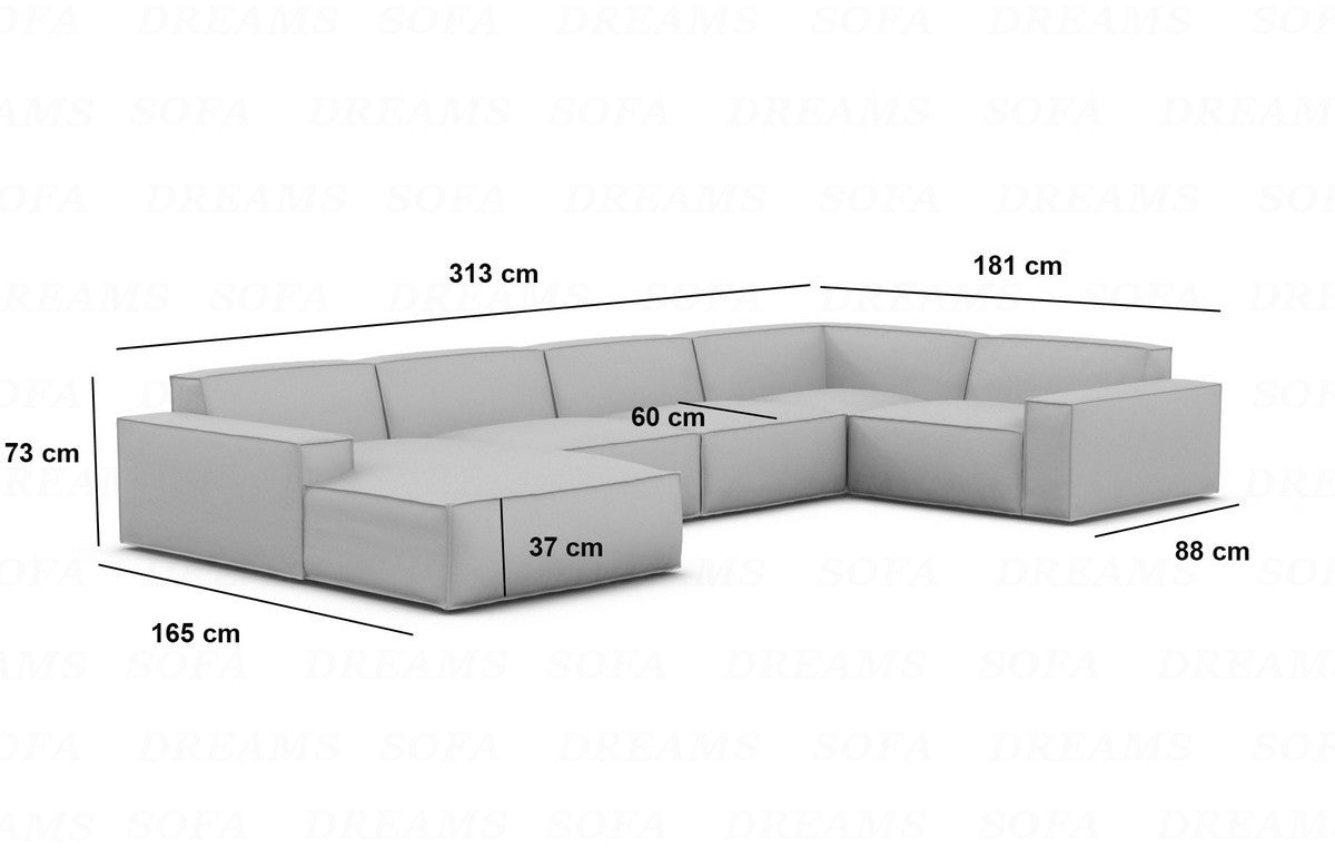 Formenta U-Shaped Sectional