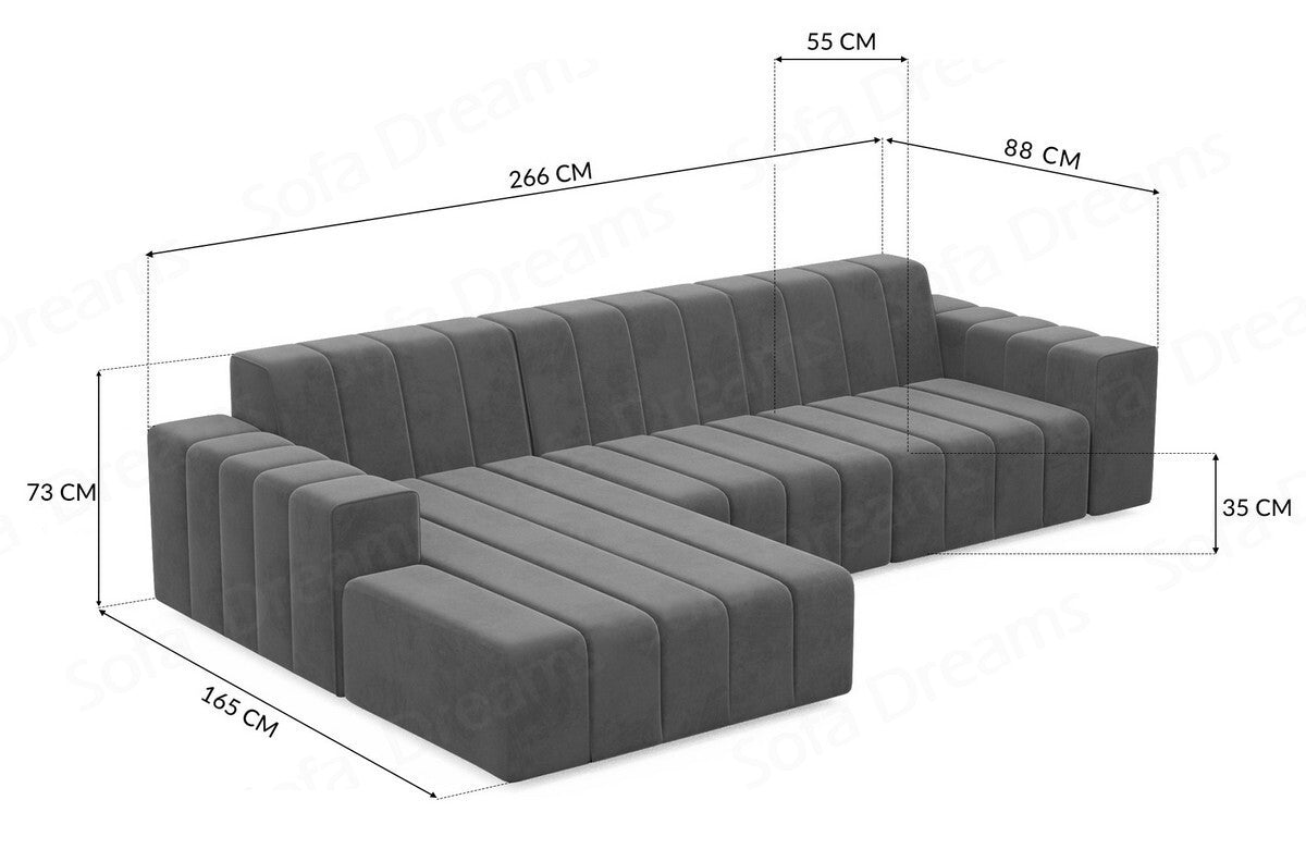 Corner Sofa Gran Canaria L Short