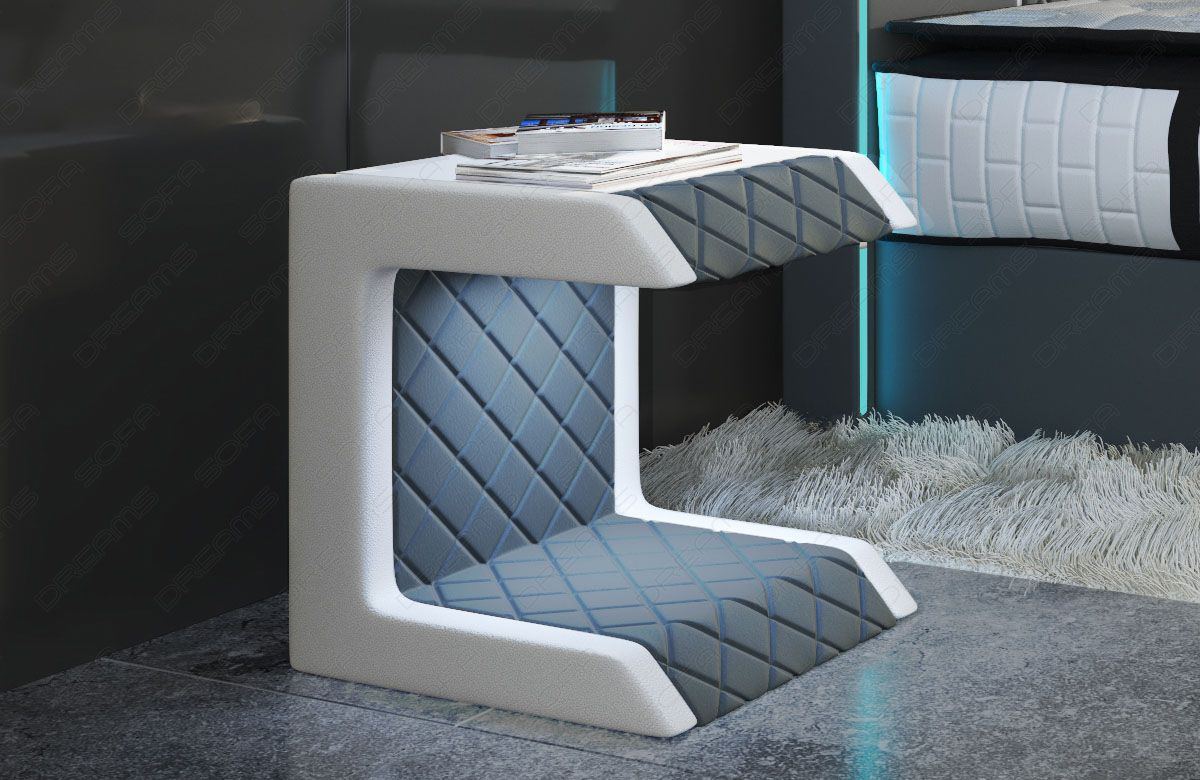 Bedside Table Paris Fabric