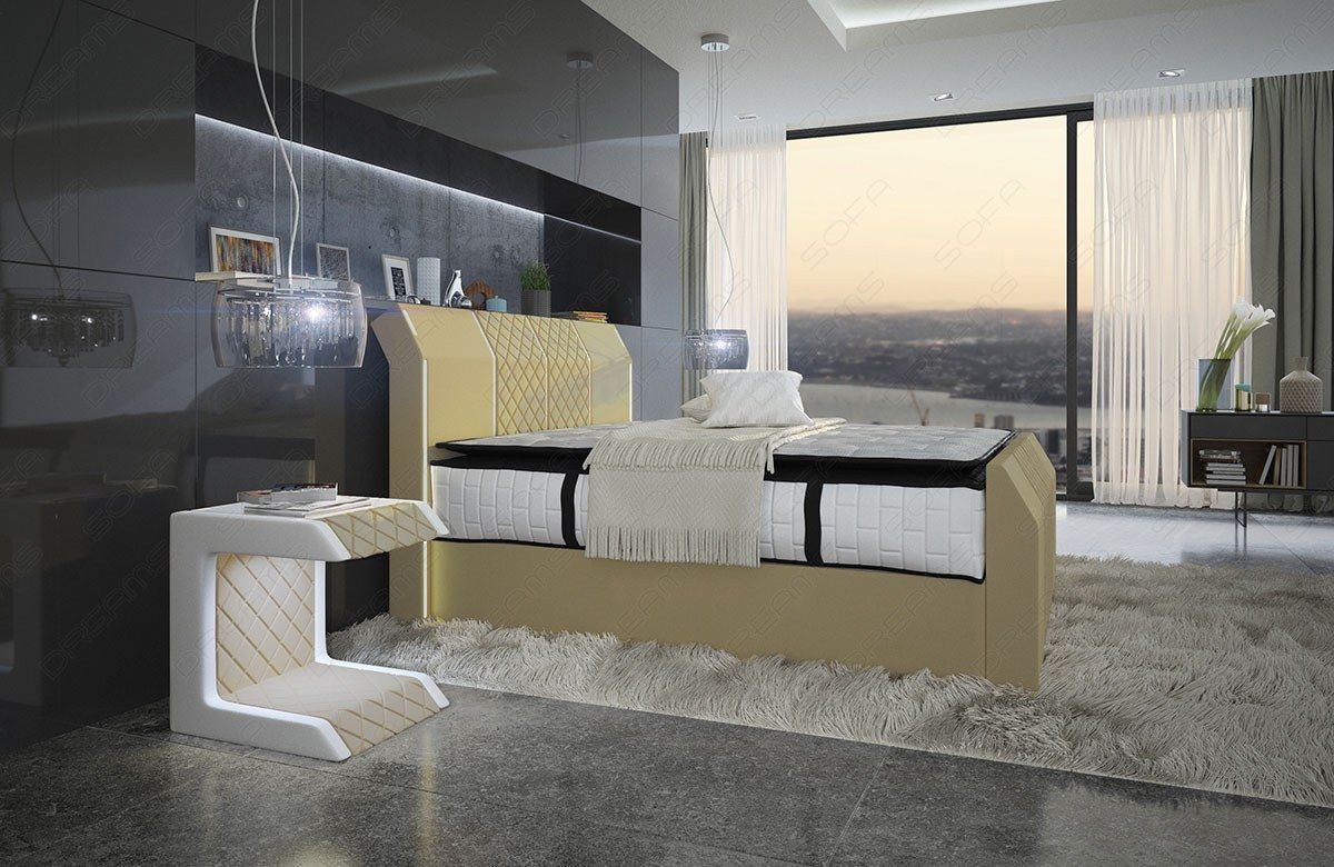 Paris Box Spring Bed With Mattress And Topper