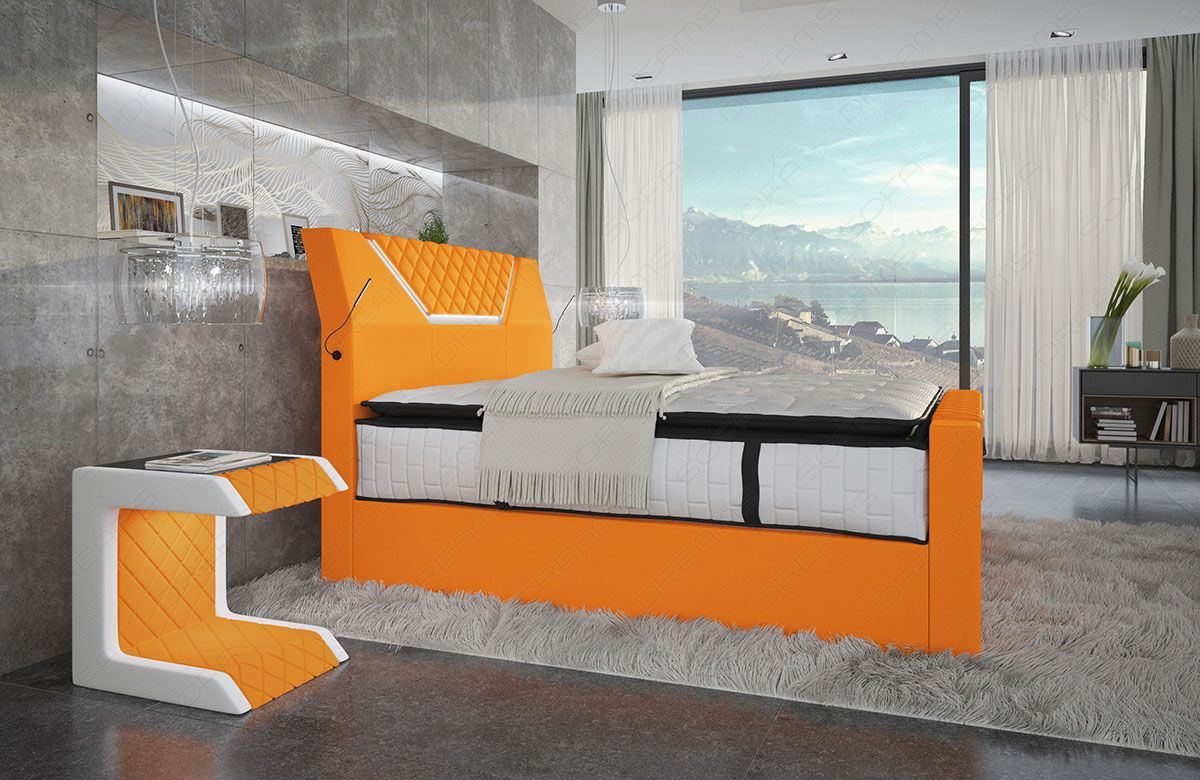 Nantes Fabric Box Spring Bed