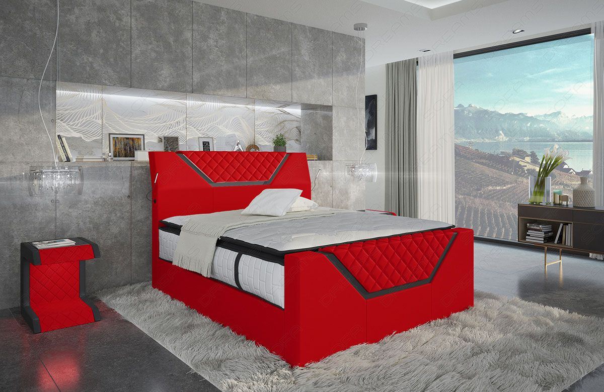 Nantes Fabric Box Spring Bed