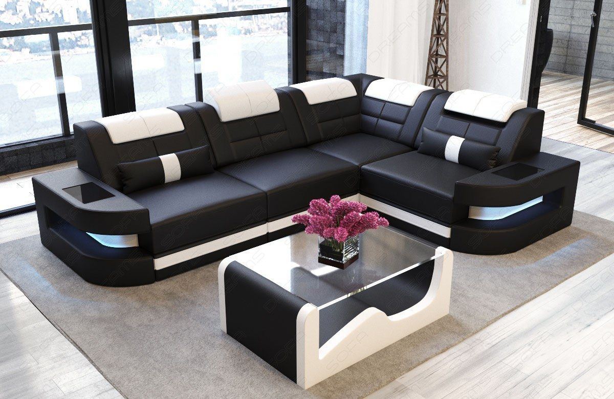 Corner Sofa Taho As A Leather Sofa With Many Extras