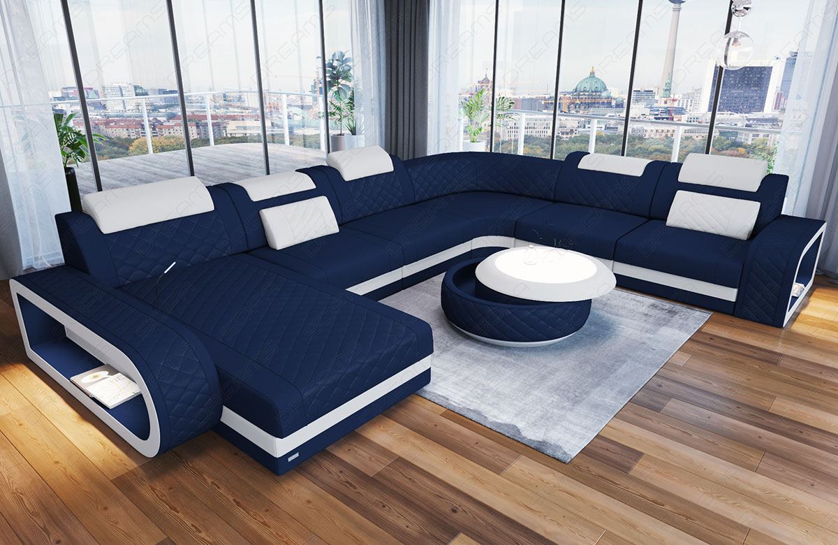 Berlin Xxl Sectional Sofa With Fabric Cover