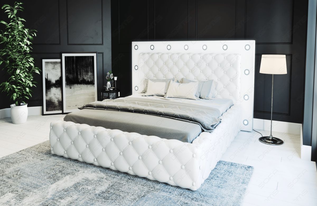 Designer bed Alessandria – stylish sleeping pleasure