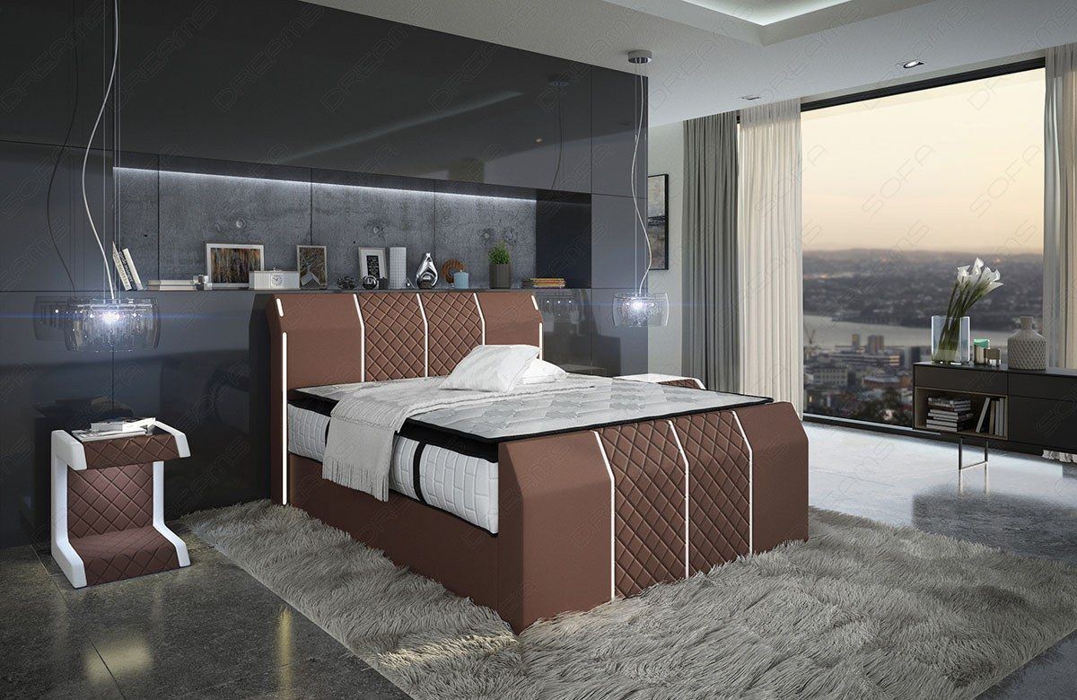 Paris Box Spring Bed With Mattress And Topper