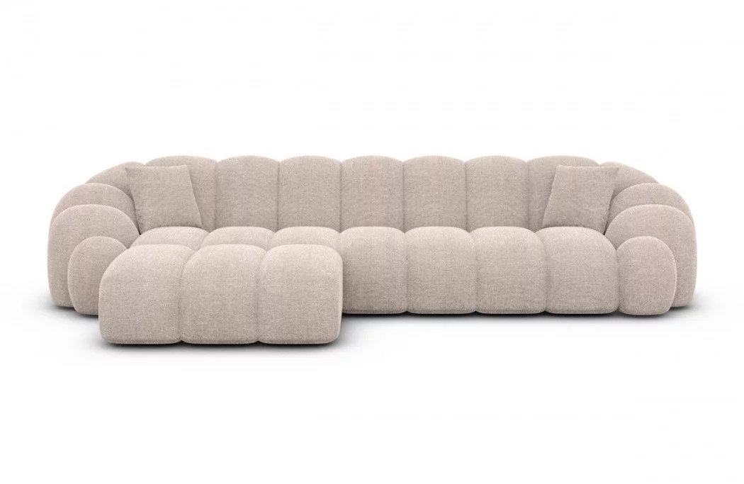 Fabric Corner Sofa Rajada L Shape Short