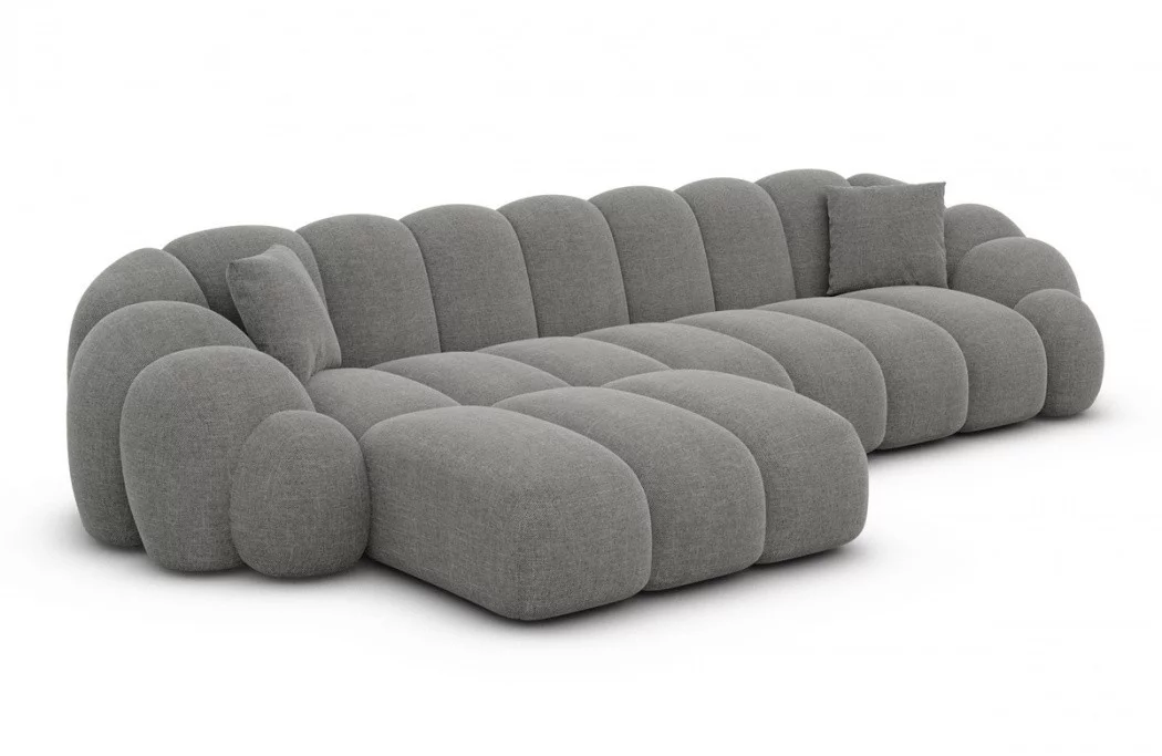 Fabric Corner Sofa Rajada L Shape Short