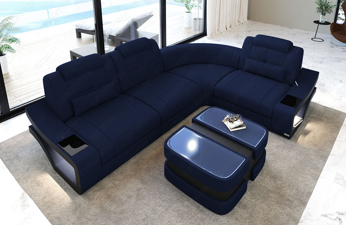 Sofa Naomi Mini L Shape Fabric Cover