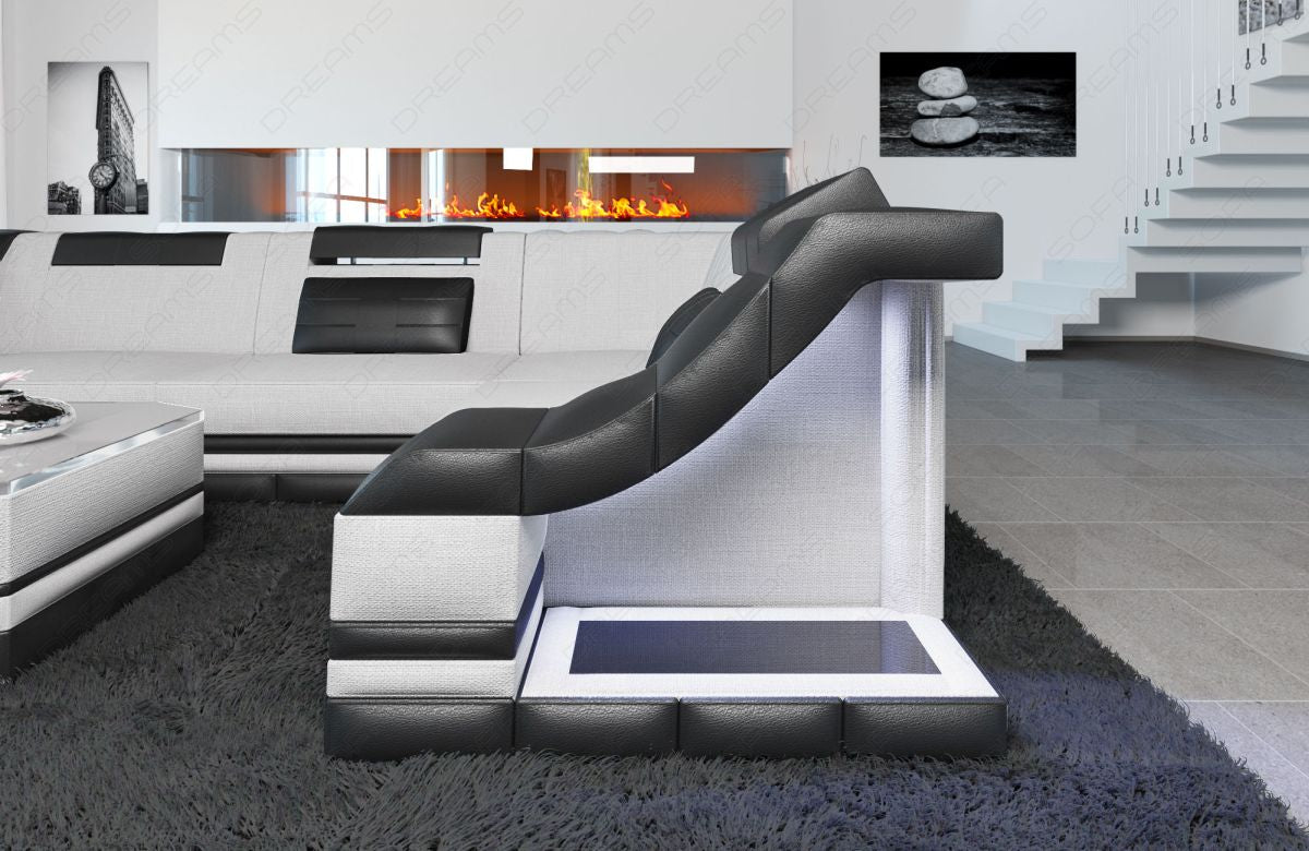 Corner Sofa Nero Fabric Mini