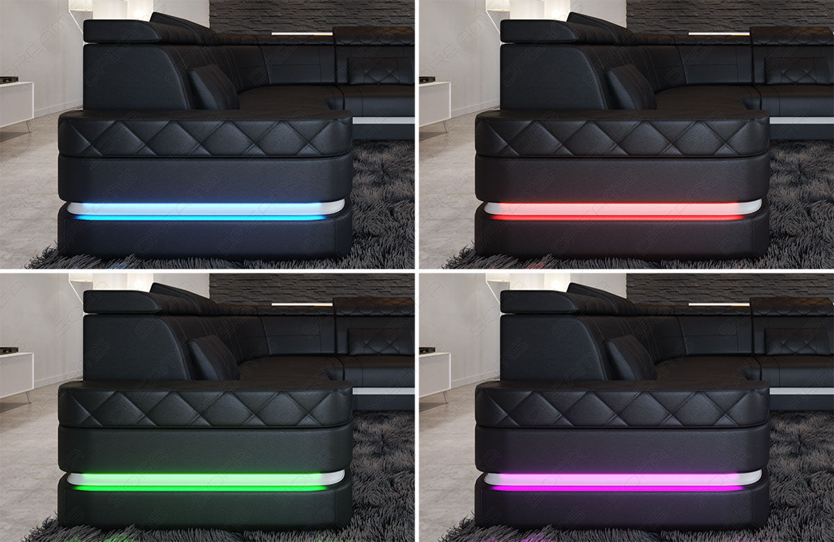 Leather Sectional Privilego