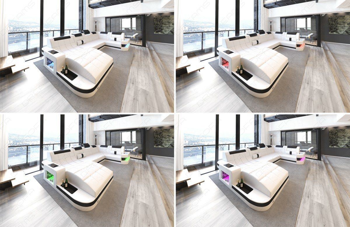 Material mix fabric sofa Wave L-shape