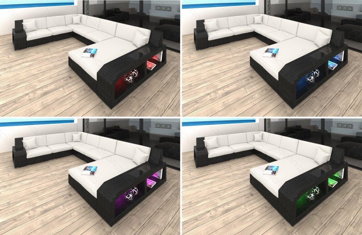 Rattan Sofa Matera Xxl Grey