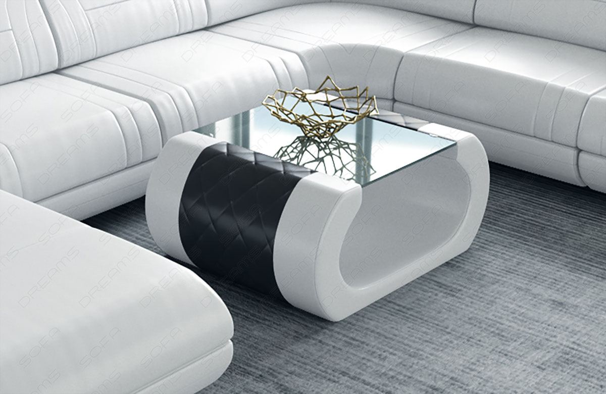 Romeo Leather Coffee Table
