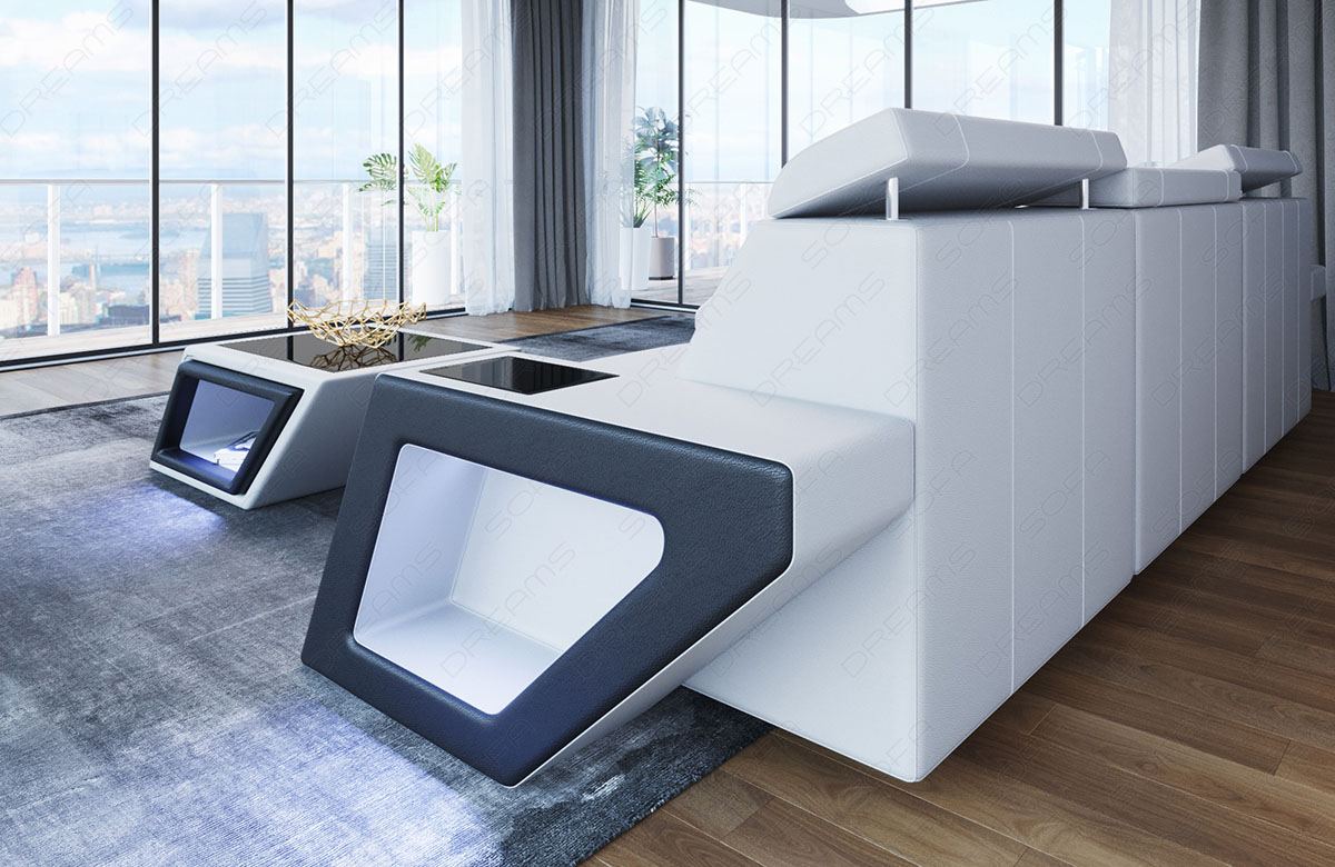 Leather Sofa Kitargo Mini L Shape