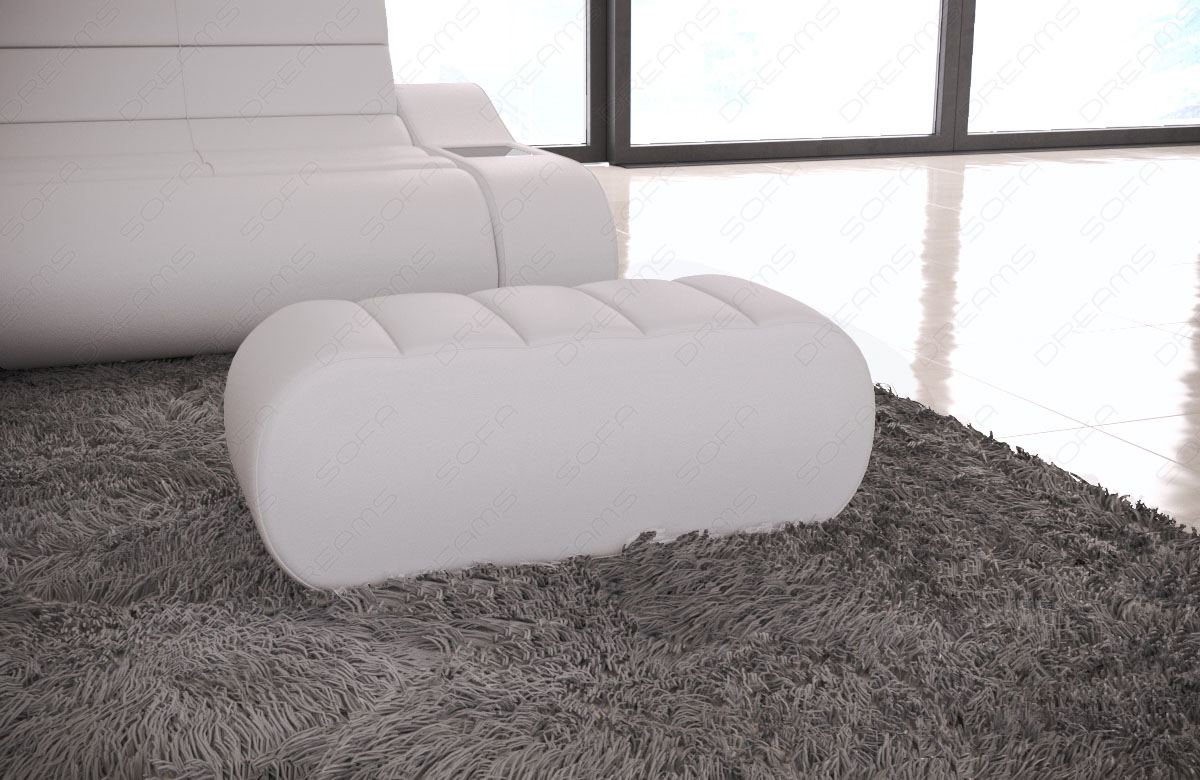 Stool Laguna Leather W111Xh40 X D50Cm