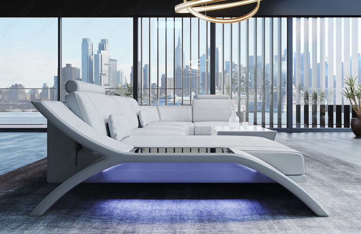 Leather Sectional Esmeralda