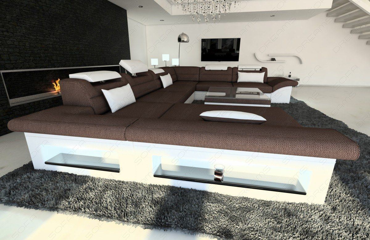 Sofa Sectional Enzo Xxl With Fabric Cover