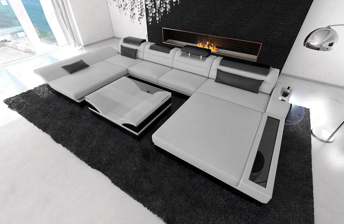 Sectional Megano Mini U Shape Leather