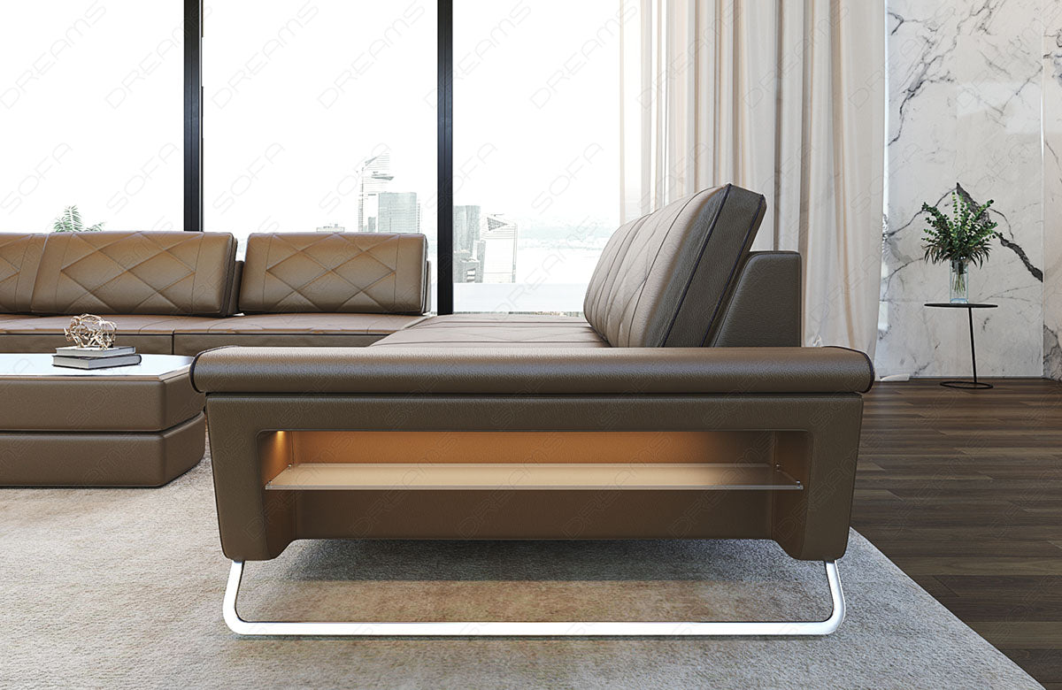 Xxl Leather Sectional Lari