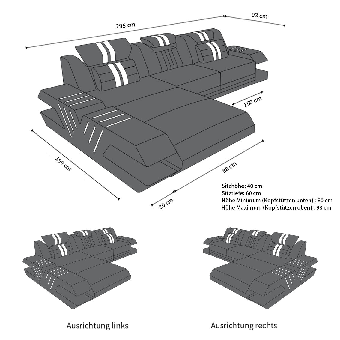 Sofa Venezia Fabric Sofa In Velvet Or Microfiber