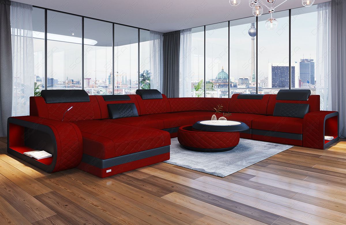 Berlin Xxl Sectional Sofa With Fabric Cover