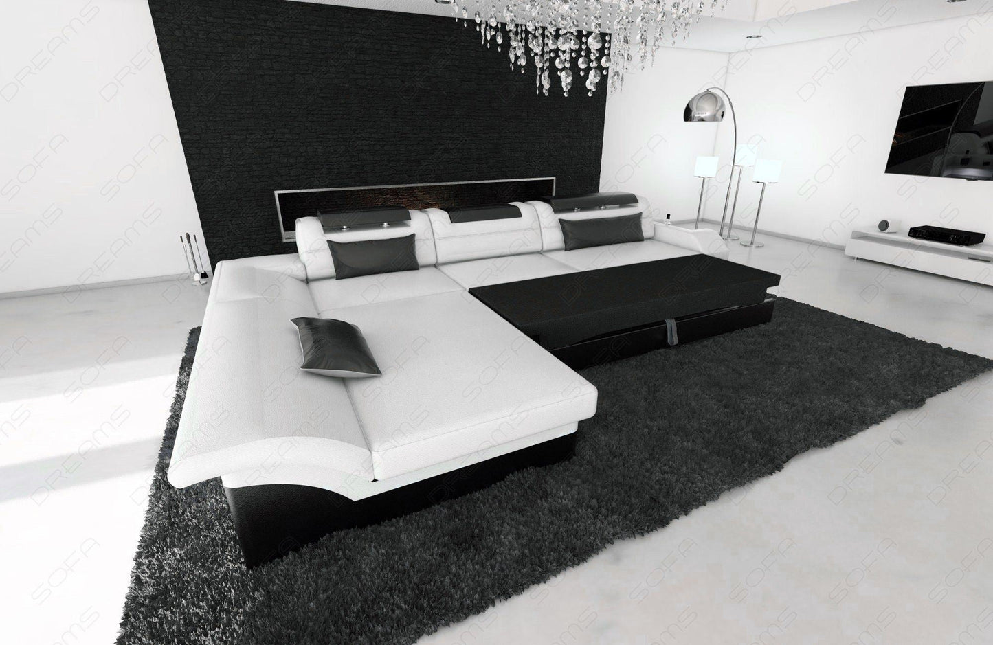 Corner Sofa Megano With A Choice Of Fabric Cover