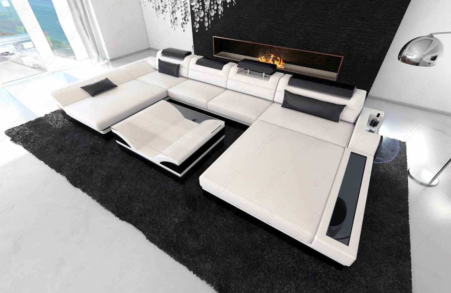 Sectional Megano Mini U Shape Leather