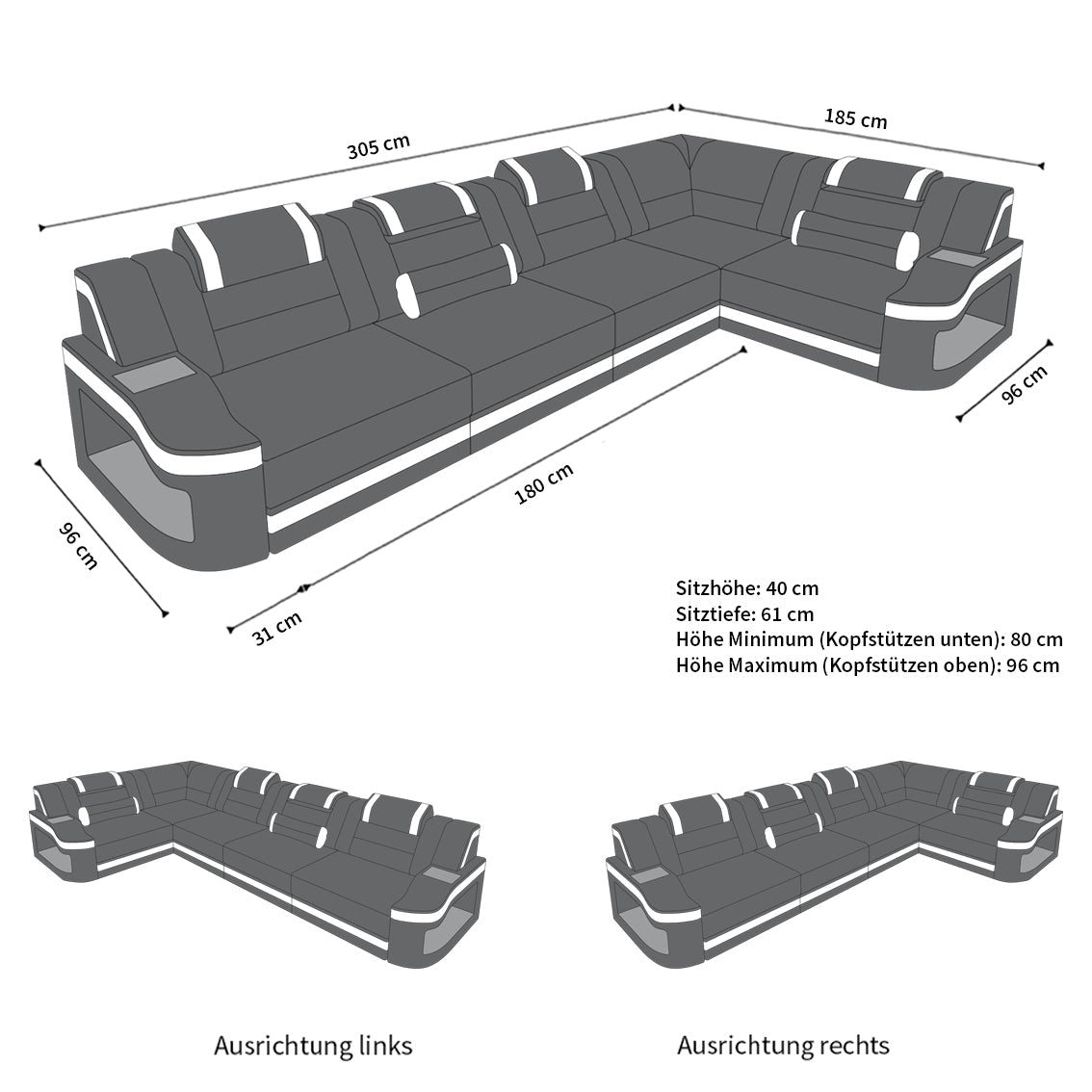 Sofa Lyon L Shape Mini
