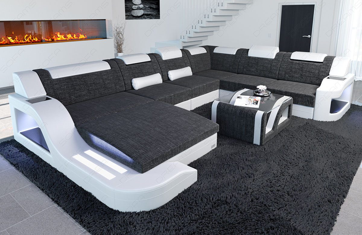 Sofa Sectional Paloma Xxl With Fabric Cover