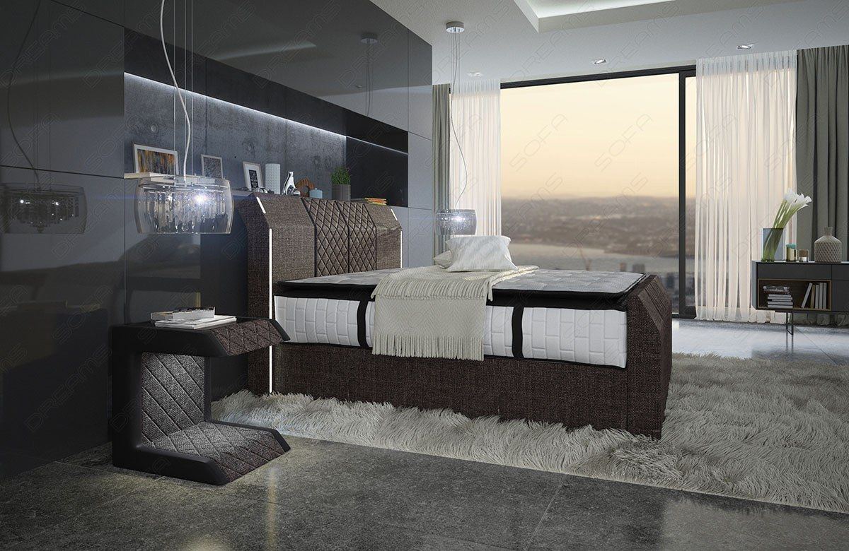 Paris Box Spring Bed With Mattress And Topper