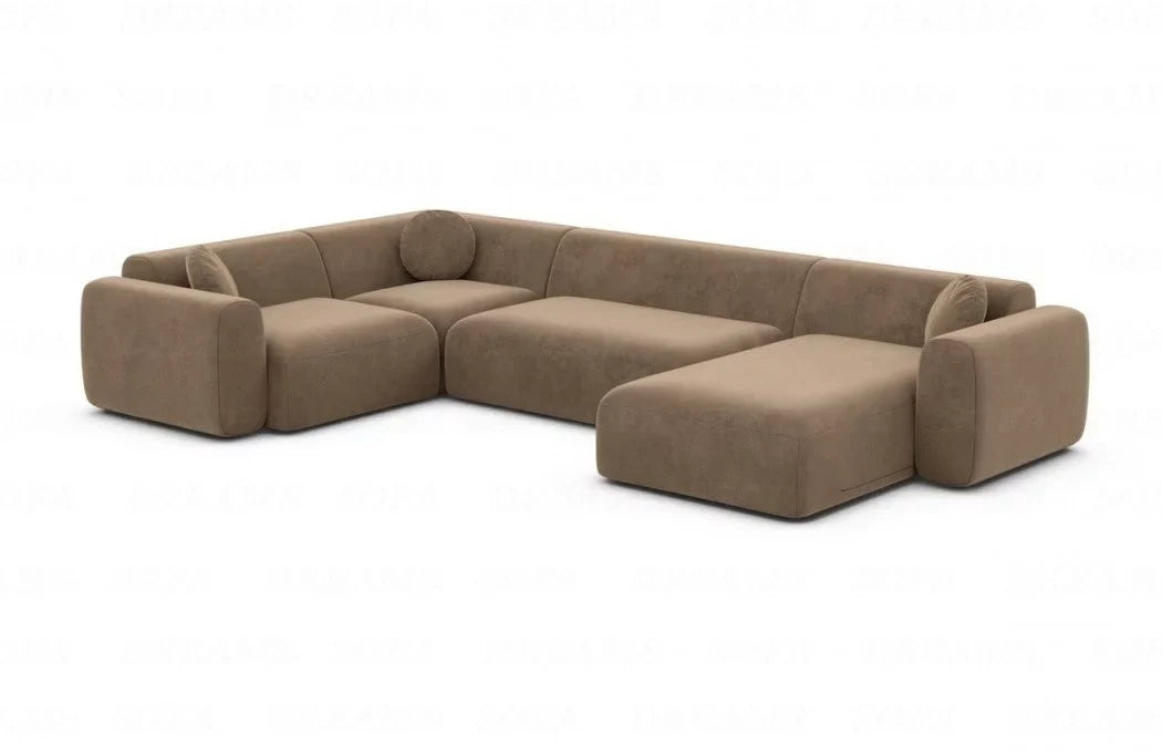 Sectional Cortegada U-shaped fabric
