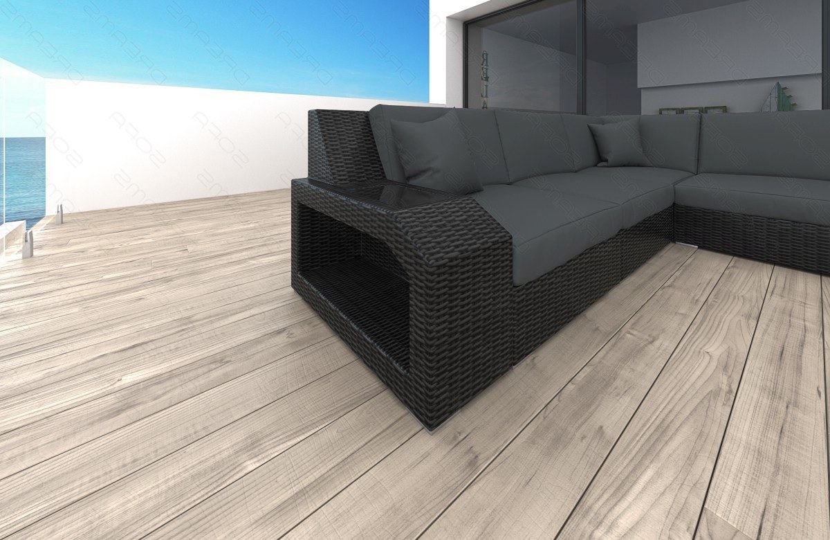 Rattan Sofa Matera Xxl Grey