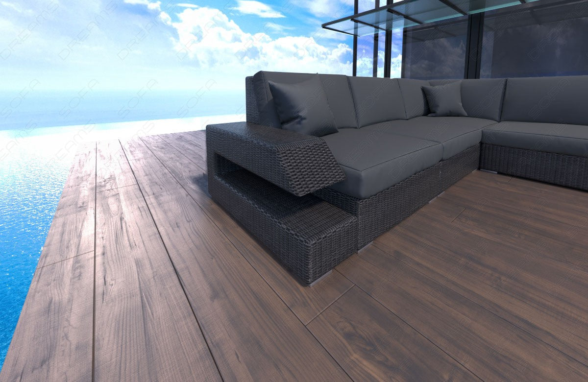 Rattan Sofa Rodeo Xxl Grey