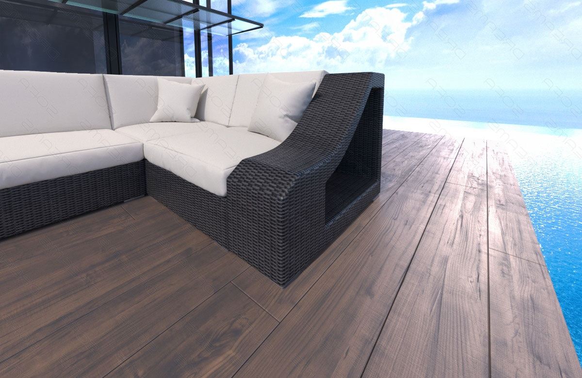 Rattan Sofa Temoni U Shape Cream