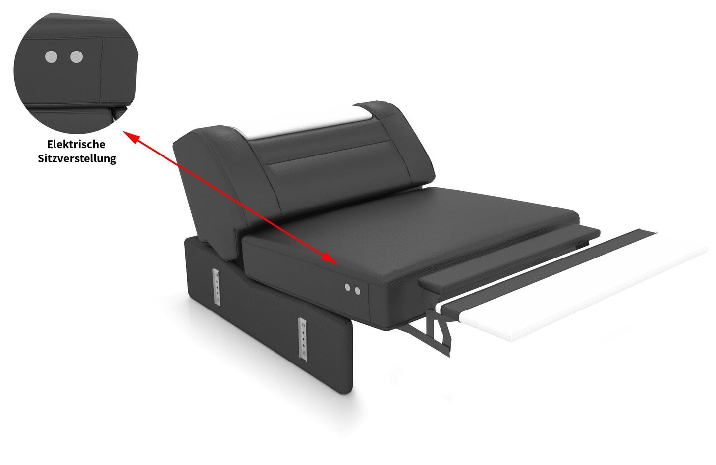 Swing leather sofa set – set of 3 & 2