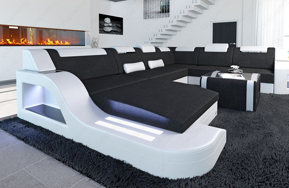 Sofa Sectional Paloma Xxl With Fabric Cover