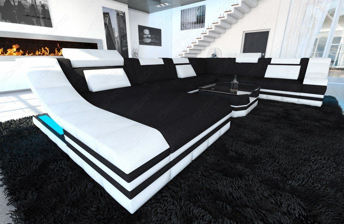 Sofa Sectional Temoni Xxl As A Fabric Sofa