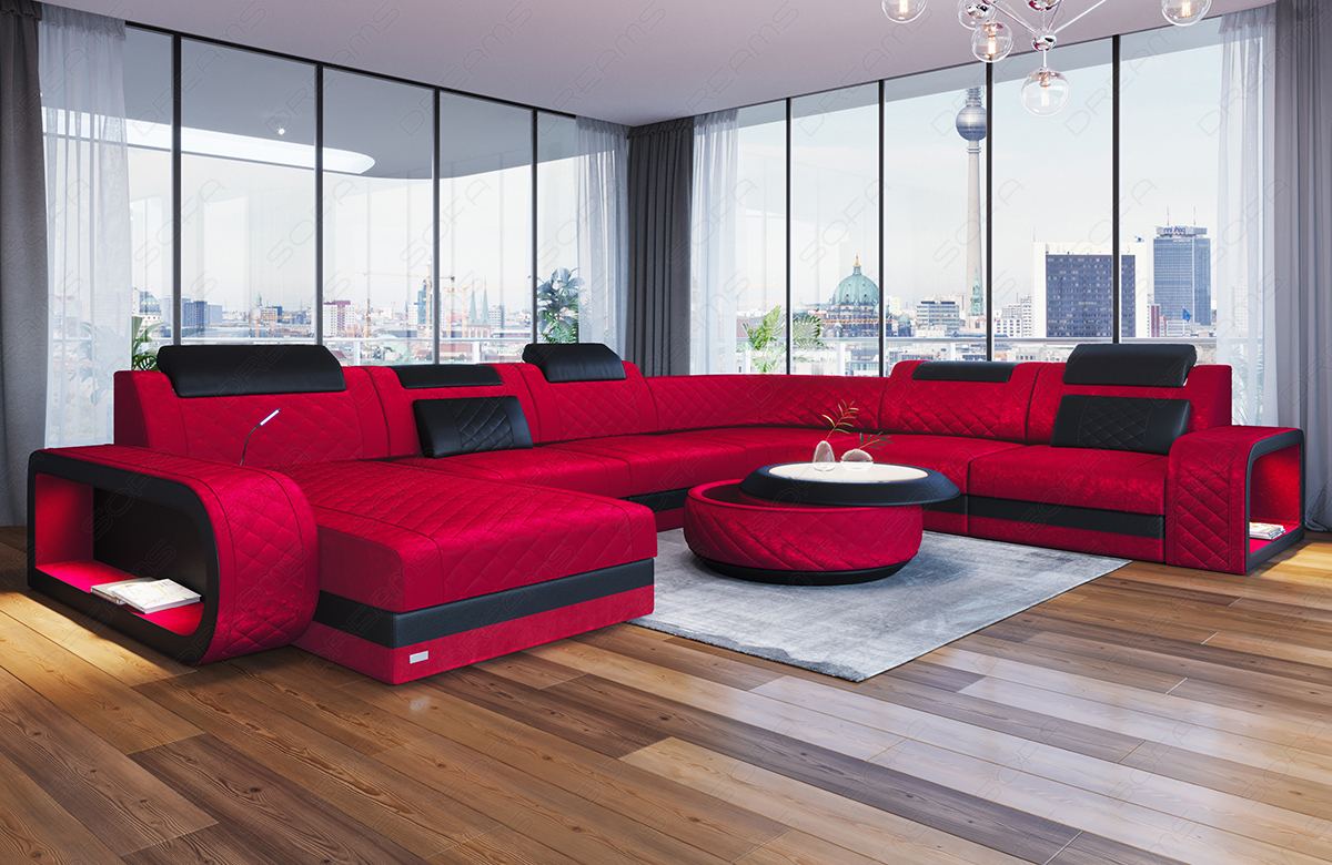 Berlin Xxl Sectional Sofa With Fabric Cover
