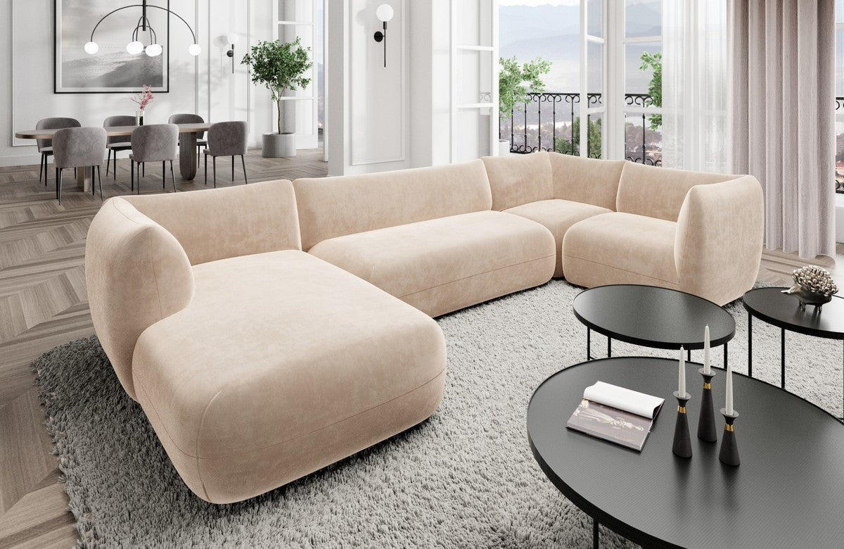 Madrid U-Shaped Sectional Fabric
