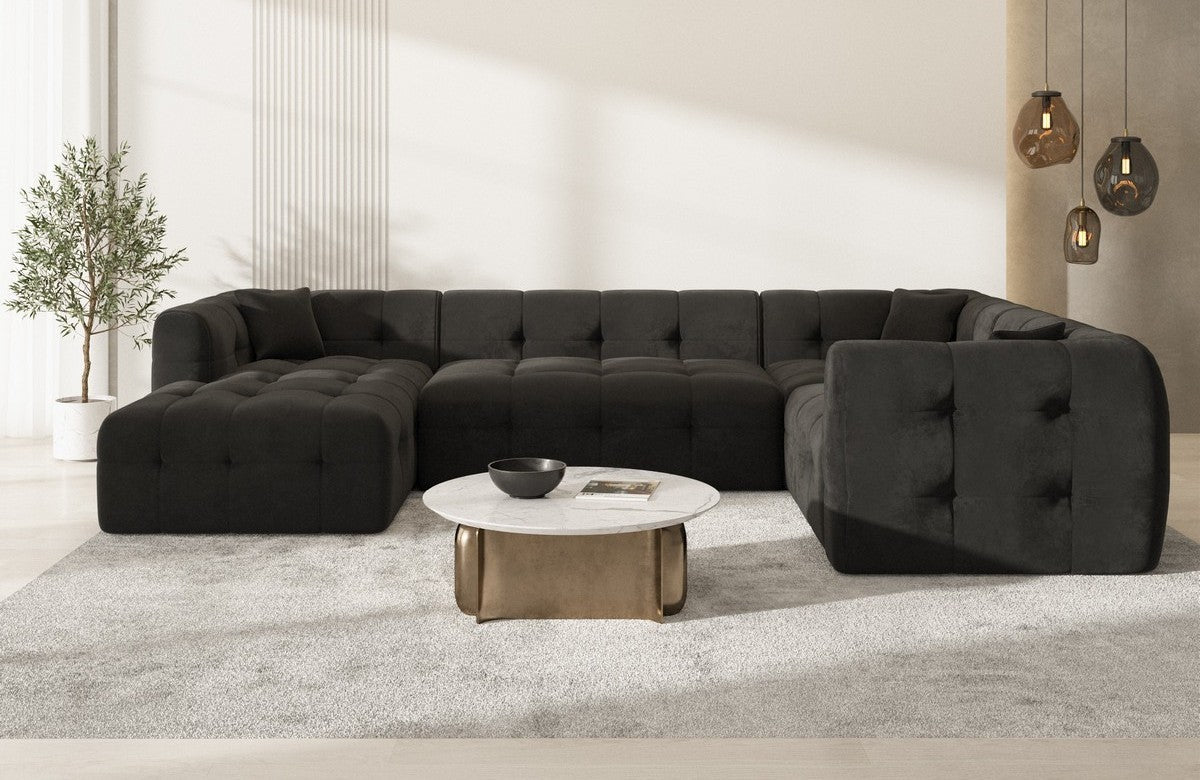 Fabric Sectional Sevilla U Shape